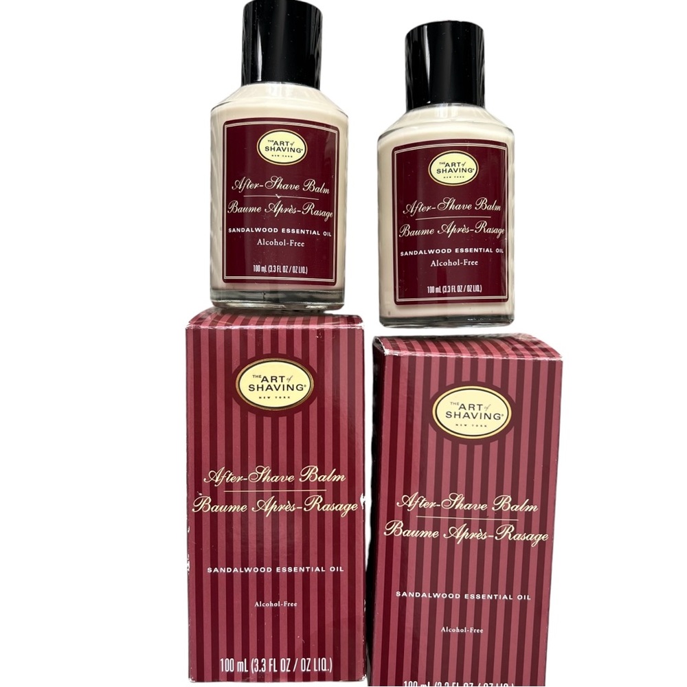 The Art of Shaving After-Shave Balm - Sandalwood Set of 2 Unopened